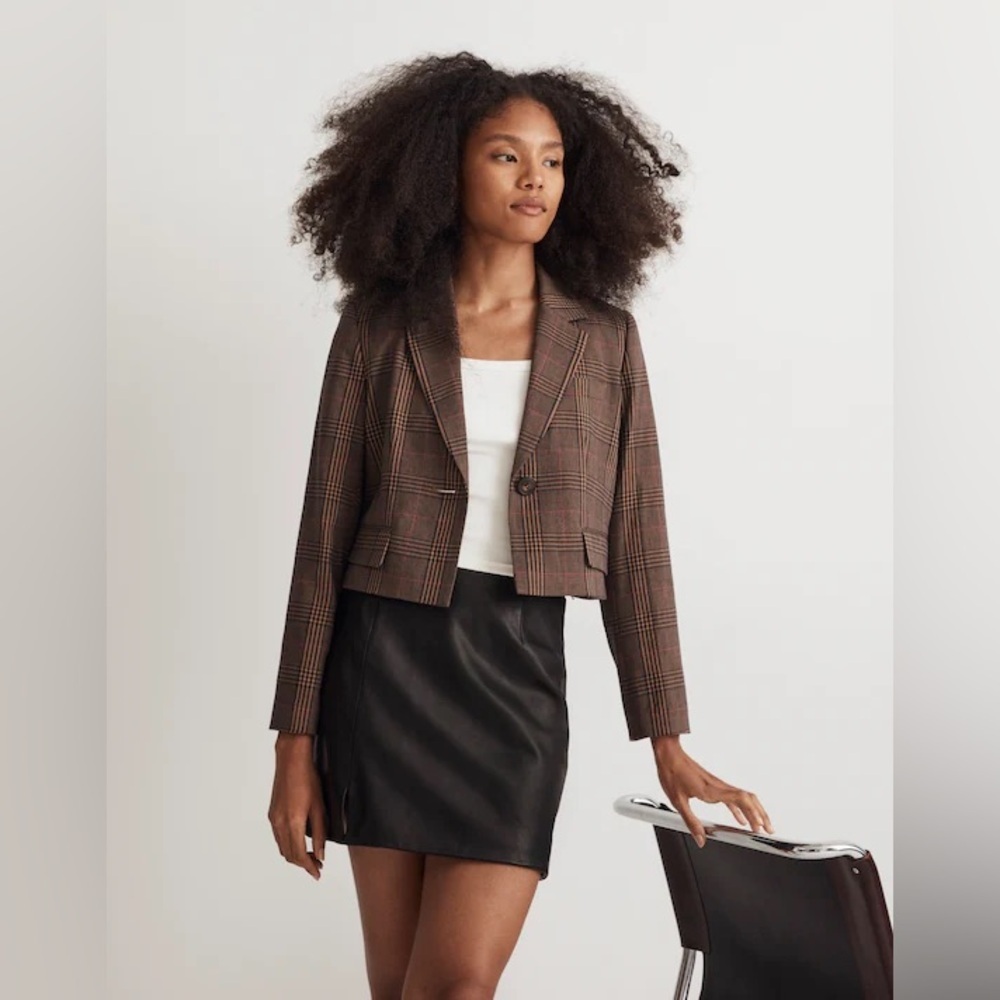 Madewell The Sutter Crop Blazer Size Small